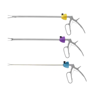 Hot Sales Laparoscopy Polymer/Titanium Curved Clips Applicators 5mm Clip Applier China Manufacture Surgical Instruments